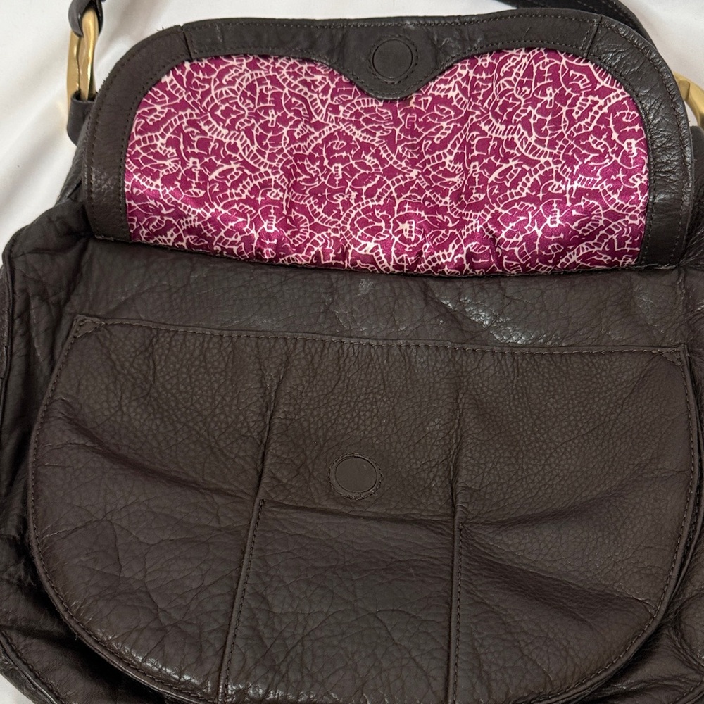 Sigrid Olson Brown Leather Shoulder Bag - Picture 2 of 5